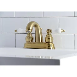 Discount Restoration Deck Mount 4-Inch Centerset Bathroom Faucet 4