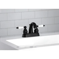 Discount Restoration Deck Mount 4-Inch Centerset Bathroom Faucet 4