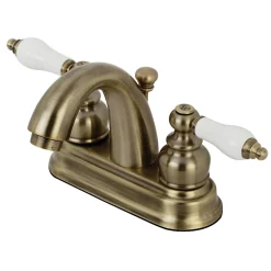 Discount Restoration Deck Mount 4-Inch Centerset Bathroom Faucet 4