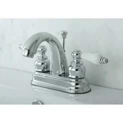 Discount Restoration Deck Mount 4-Inch Centerset Bathroom Faucet 4