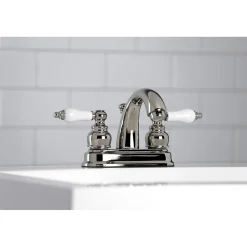 Discount Restoration Deck Mount 4-Inch Centerset Bathroom Faucet 4