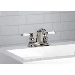 Discount Restoration Deck Mount 4-Inch Centerset Bathroom Faucet 4