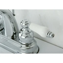Discount Restoration Deck Mount 4-Inch Centerset Bathroom Faucet 4