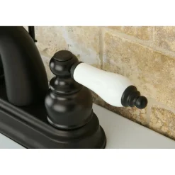 Discount Restoration Deck Mount 4-Inch Centerset Bathroom Faucet 4