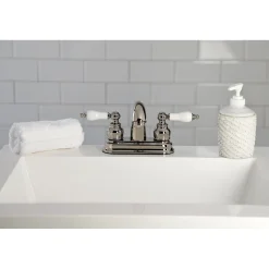 Discount Restoration Deck Mount 4-Inch Centerset Bathroom Faucet 4