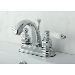 Discount Restoration Deck Mount 4-Inch Centerset Bathroom Faucet 4