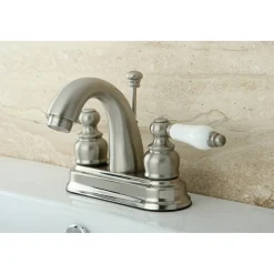 Discount Restoration Deck Mount 4-Inch Centerset Bathroom Faucet 4