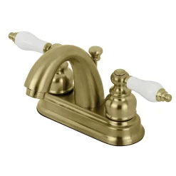 Discount Restoration Deck Mount 4-Inch Centerset Bathroom Faucet 4