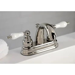 Discount Restoration Deck Mount 4-Inch Centerset Bathroom Faucet 4