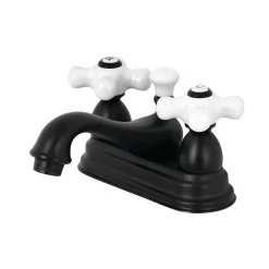 Online Restoration Deck Mount 2-Handle 4-Inch Centerset Bathroom Faucet 4
