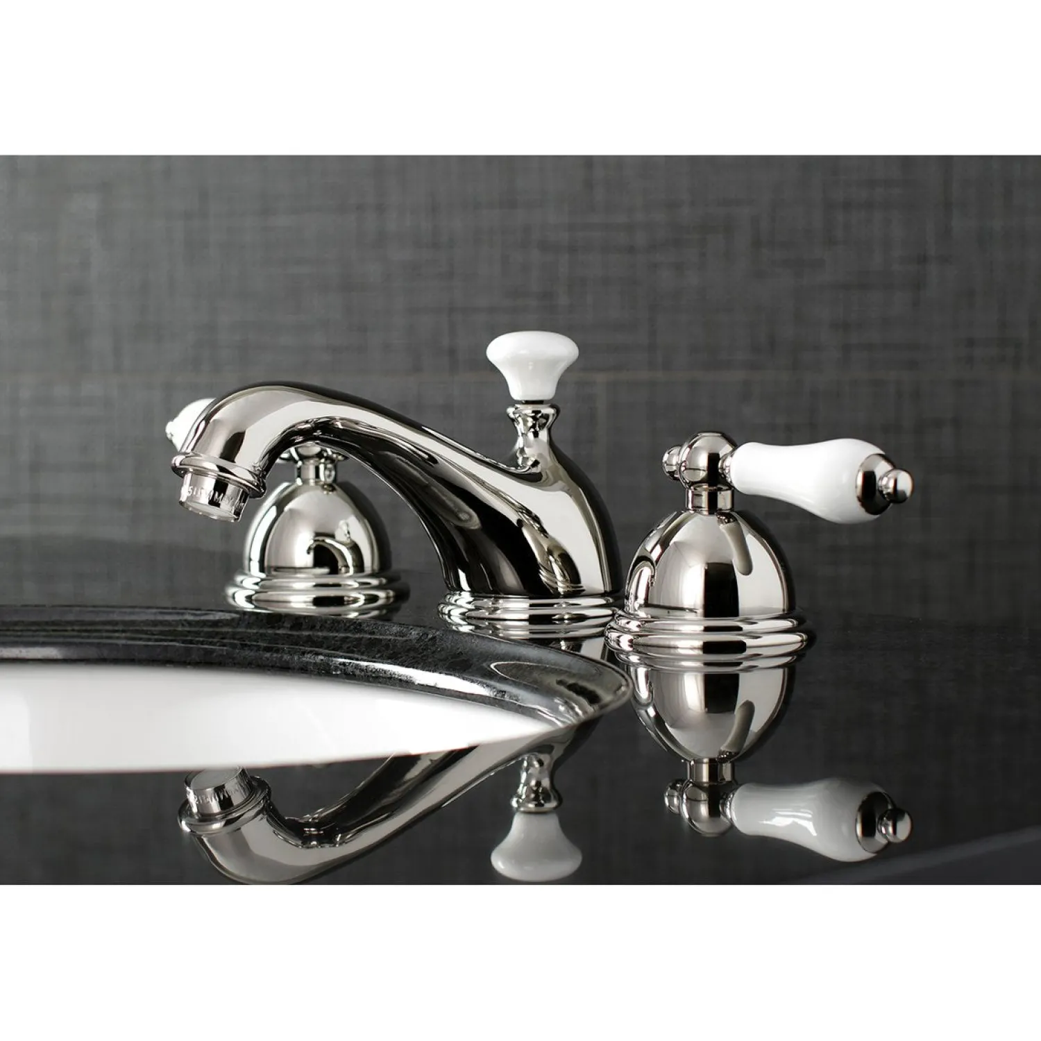 Hot Restoration Deck Mount 8-Inch Widespread Bathroom Faucet 8" Widespread