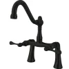New Restoration Deck Mount Clawfoot Tub Bridge Faucet Tub Faucets