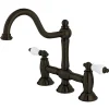 Online Restoration 2-Handle Kitchen Bridge Faucet Bridge Faucets
