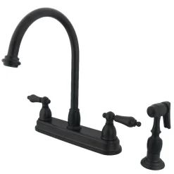 Hot Restoration 2-Handle Centerset Kitchen Faucet Faucets With Side Spray