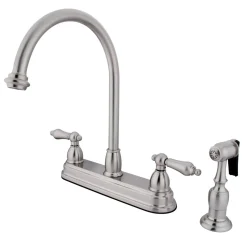 Hot Restoration 2-Handle Centerset Kitchen Faucet Faucets With Side Spray
