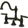 Clearance Restoration 2-Handle Bathroom Bridge Faucet 8" Widespread