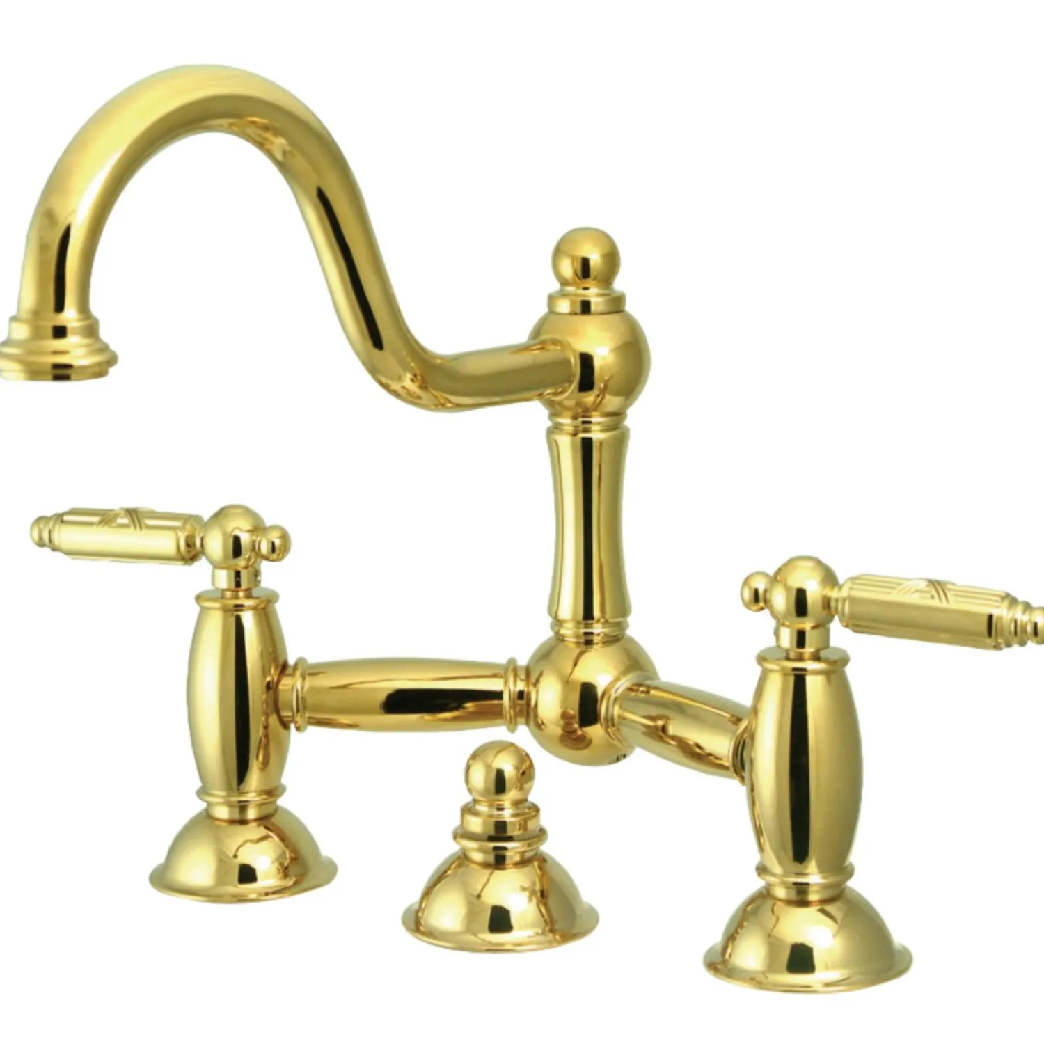 Clearance Restoration 2-Handle Bathroom Bridge Faucet 8" Widespread