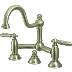 Clearance Restoration 2-Handle Bathroom Bridge Faucet 8