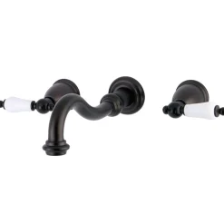 Best Restoration 2-Handle 3-Hole Wall Mount Roman Tub Faucet Tub Faucets