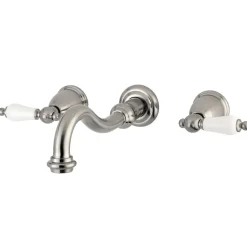 Best Restoration 2-Handle 3-Hole Wall Mount Roman Tub Faucet Tub Faucets