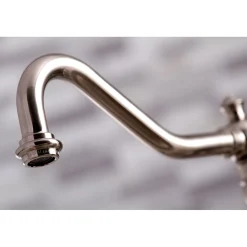 Discount Restoration 8-Inch Bridge Kitchen Faucet with Sprayer Faucets With Side Spray|Bridge Faucets