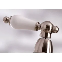 Discount Restoration 8-Inch Bridge Kitchen Faucet with Sprayer Faucets With Side Spray|Bridge Faucets