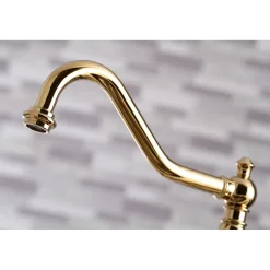 Discount Restoration 8-Inch Bridge Kitchen Faucet with Sprayer Faucets With Side Spray|Bridge Faucets