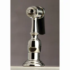 Discount Restoration 8-Inch Bridge Kitchen Faucet with Sprayer Faucets With Side Spray|Bridge Faucets
