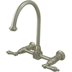 Online Restoration 8-Inch Centerset Wall Mount Kitchen Faucet Wall Mounted Kitchen Faucets