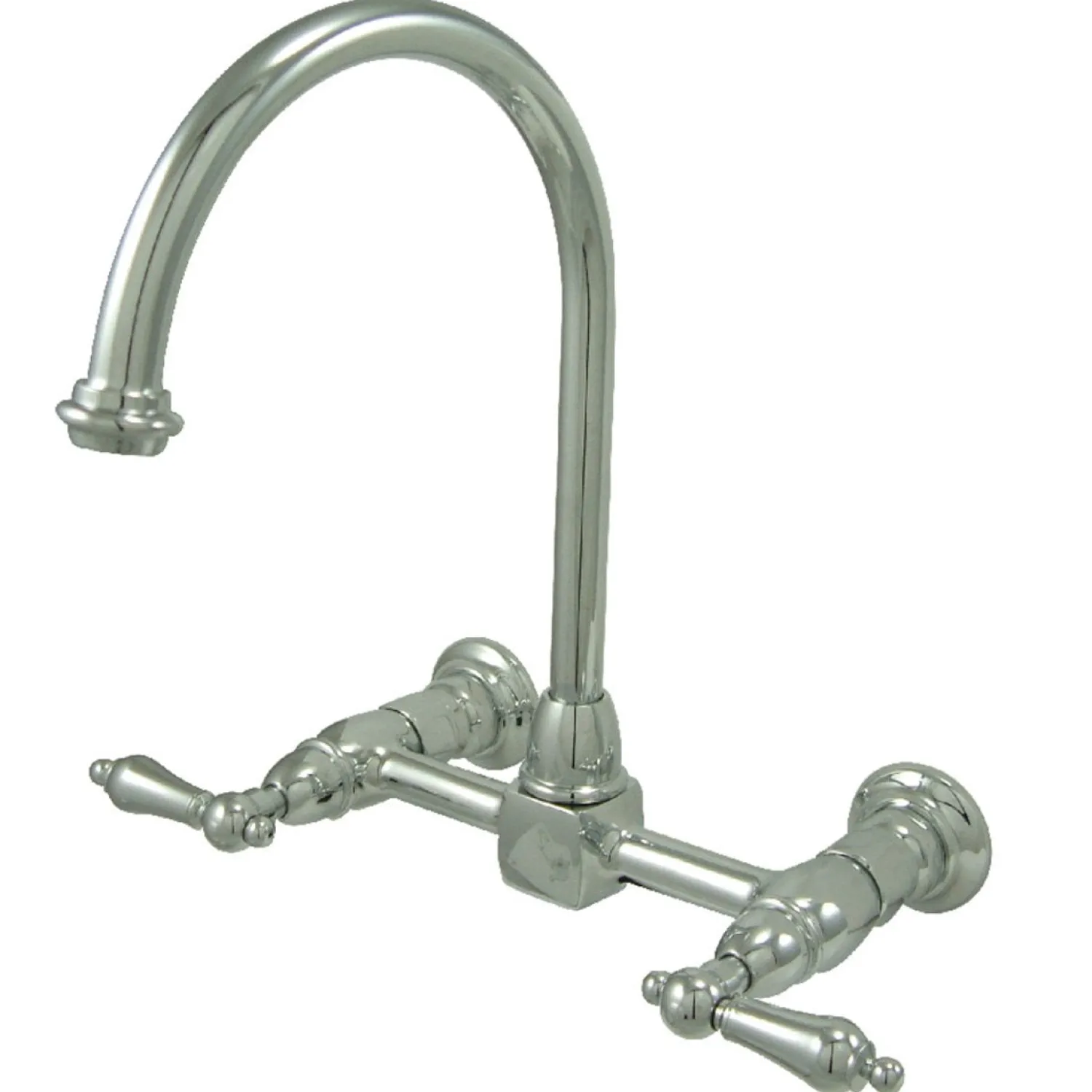 Online Restoration 8-Inch Centerset Wall Mount Kitchen Faucet Wall Mounted Kitchen Faucets