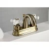 New Restoration 4-Inch Centerset Deck Mount Bathroom Faucet 4" Center Set