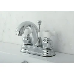 New Restoration 4-Inch Centerset Deck Mount Bathroom Faucet 4" Center Set