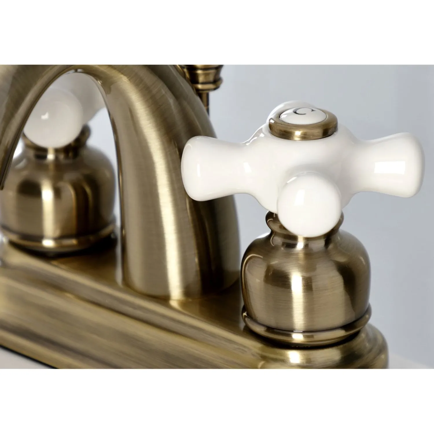 New Restoration 4-Inch Centerset Deck Mount Bathroom Faucet 4" Center Set