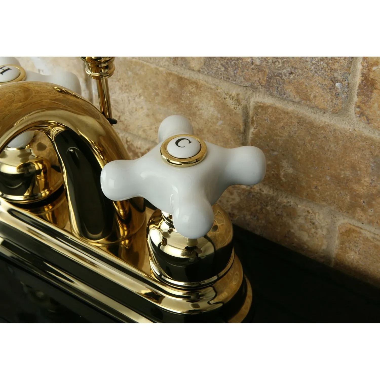New Restoration 4-Inch Centerset Deck Mount Bathroom Faucet 4" Center Set
