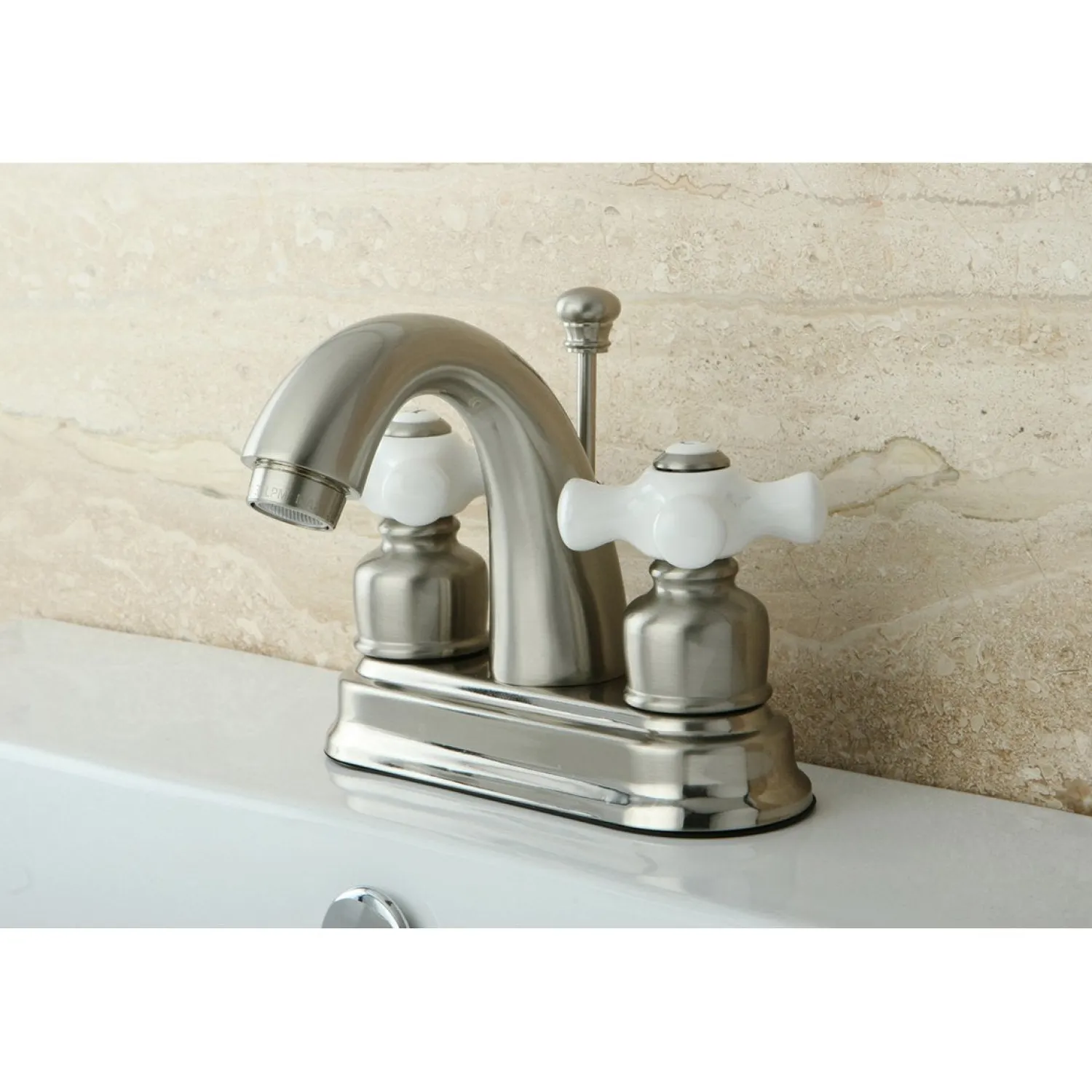 New Restoration 4-Inch Centerset Deck Mount Bathroom Faucet 4" Center Set