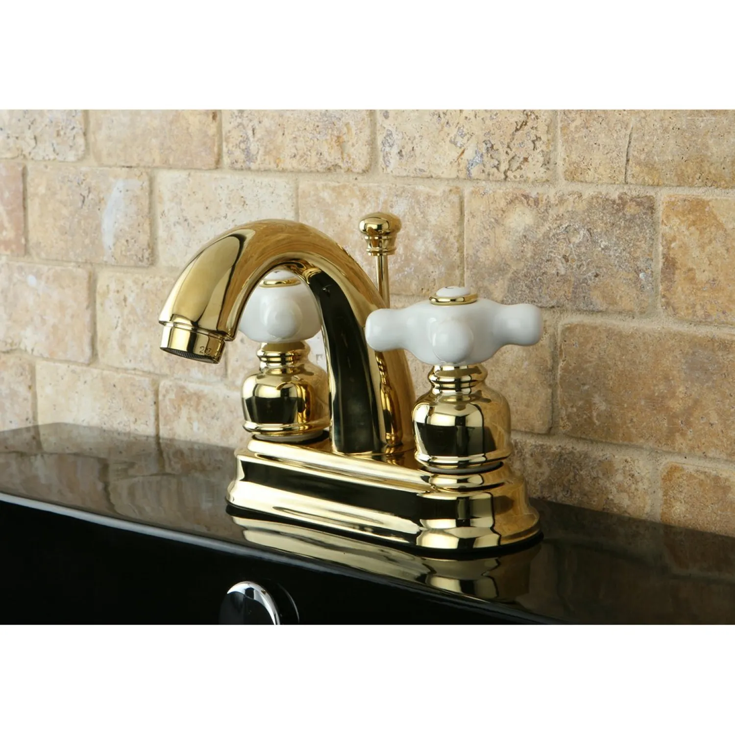 New Restoration 4-Inch Centerset Deck Mount Bathroom Faucet 4" Center Set