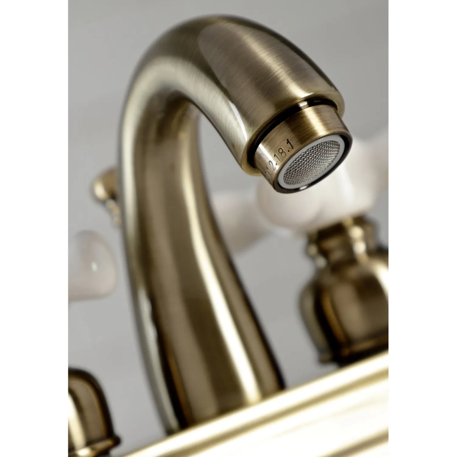 New Restoration 4-Inch Centerset Deck Mount Bathroom Faucet 4" Center Set