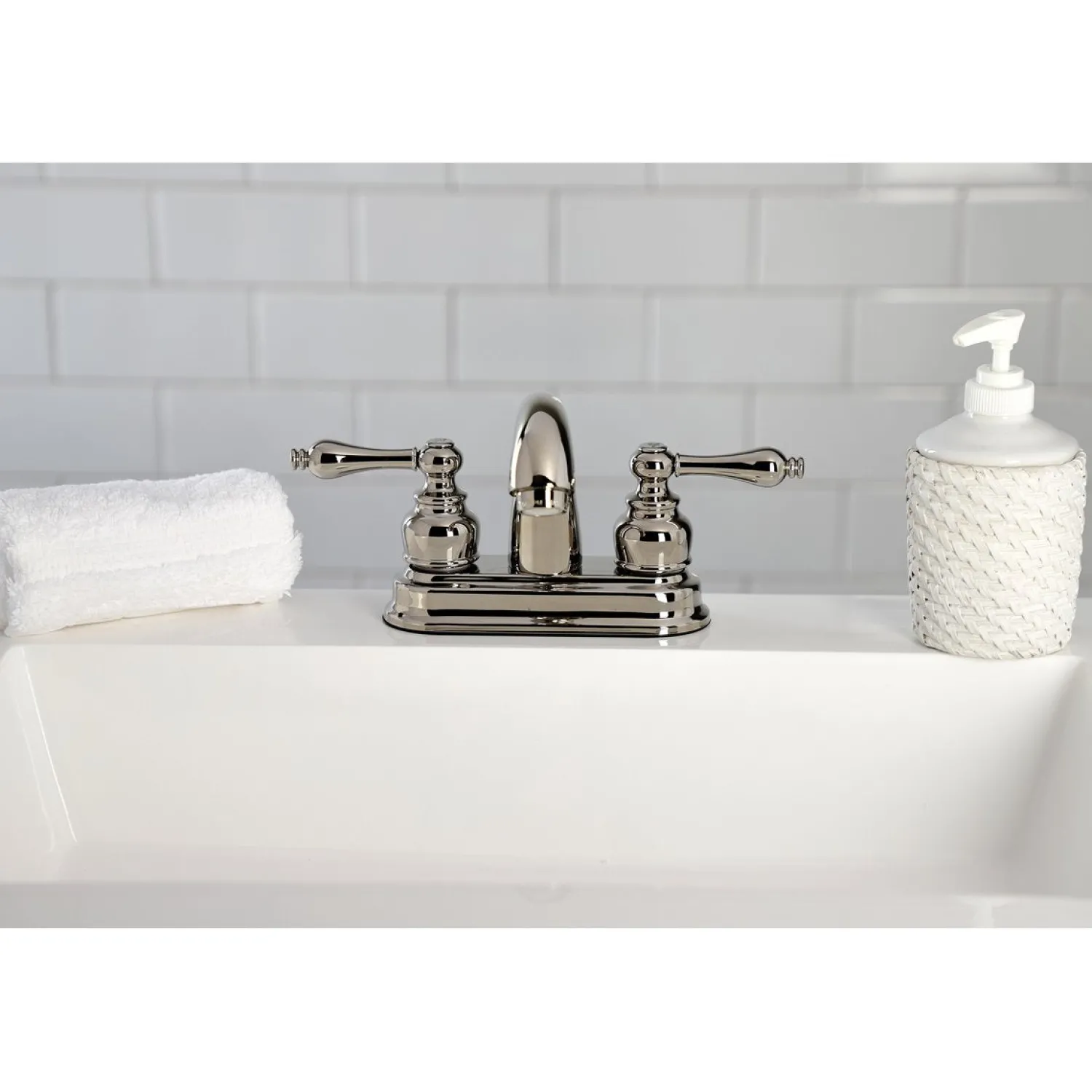 Restoration 4-Inch Centerset Bathroom Faucet 4" Center Set