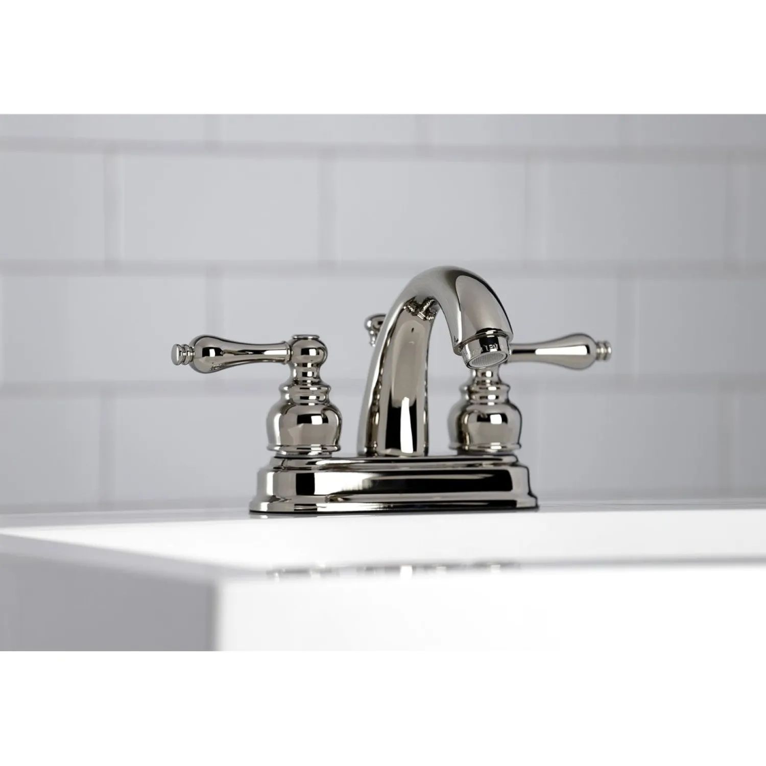 Restoration 4-Inch Centerset Bathroom Faucet 4" Center Set