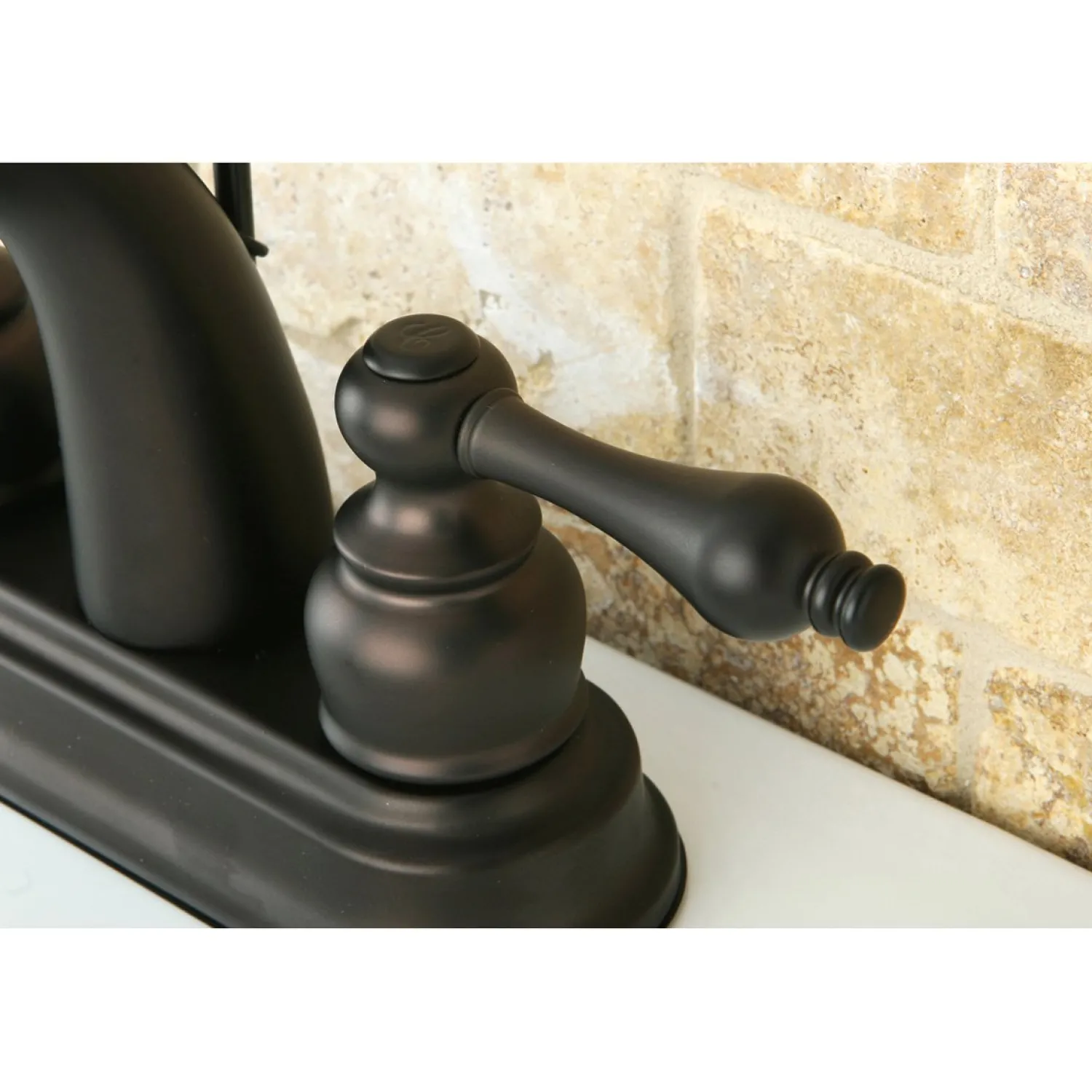 Restoration 4-Inch Centerset Bathroom Faucet 4" Center Set