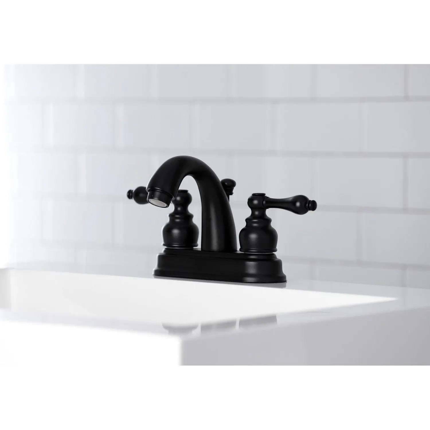 Restoration 4-Inch Centerset Bathroom Faucet 4" Center Set