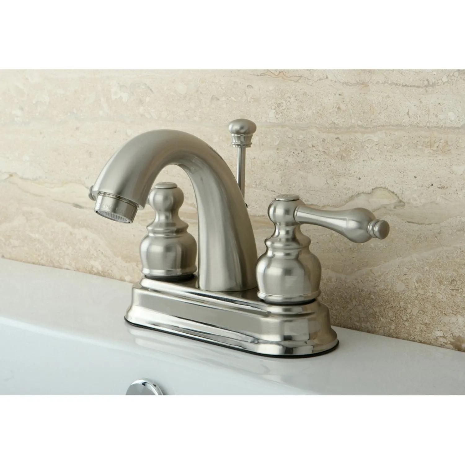 Restoration 4-Inch Centerset Bathroom Faucet 4" Center Set