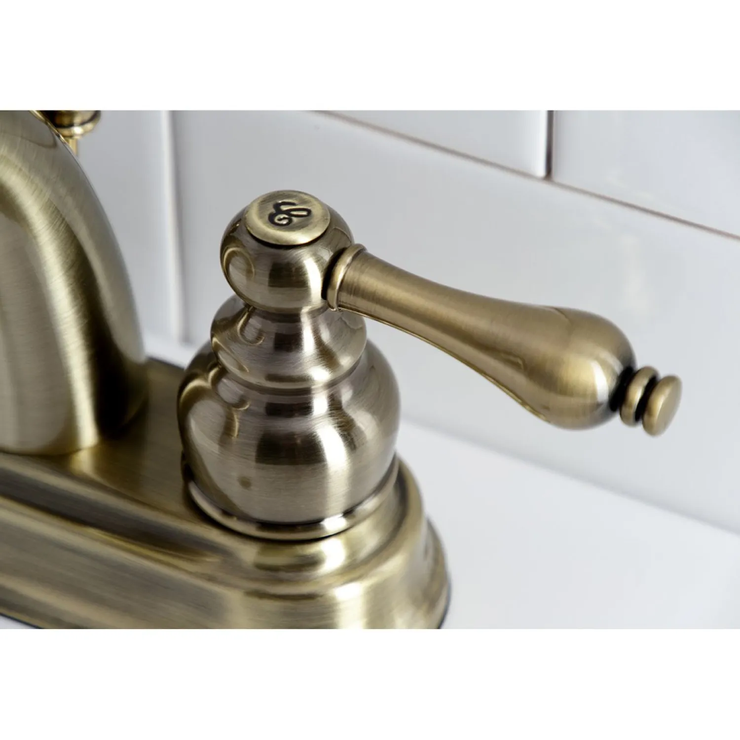 Restoration 4-Inch Centerset Bathroom Faucet 4" Center Set