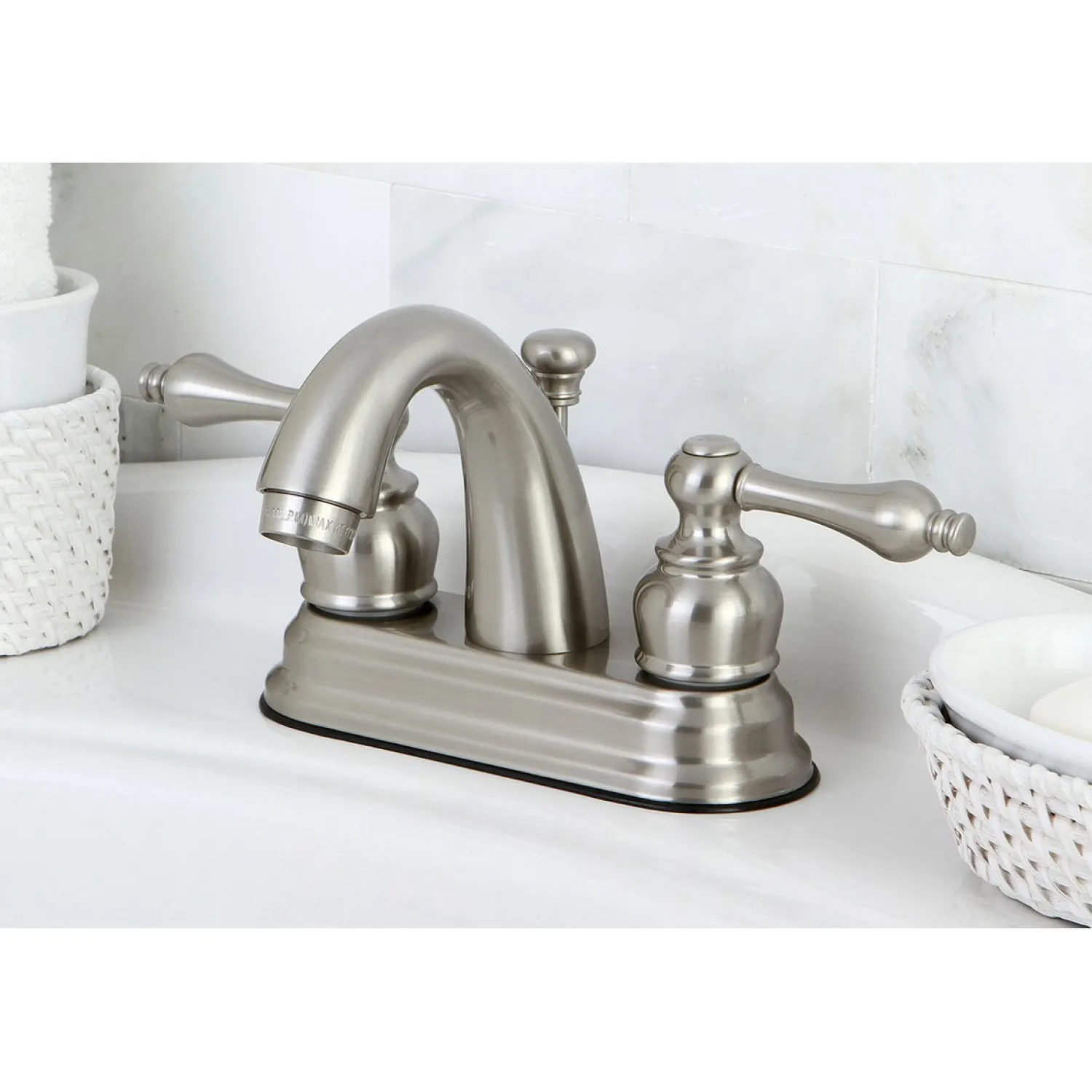 Restoration 4-Inch Centerset Bathroom Faucet 4" Center Set