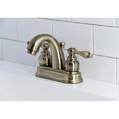 Restoration 4-Inch Centerset Bathroom Faucet 4