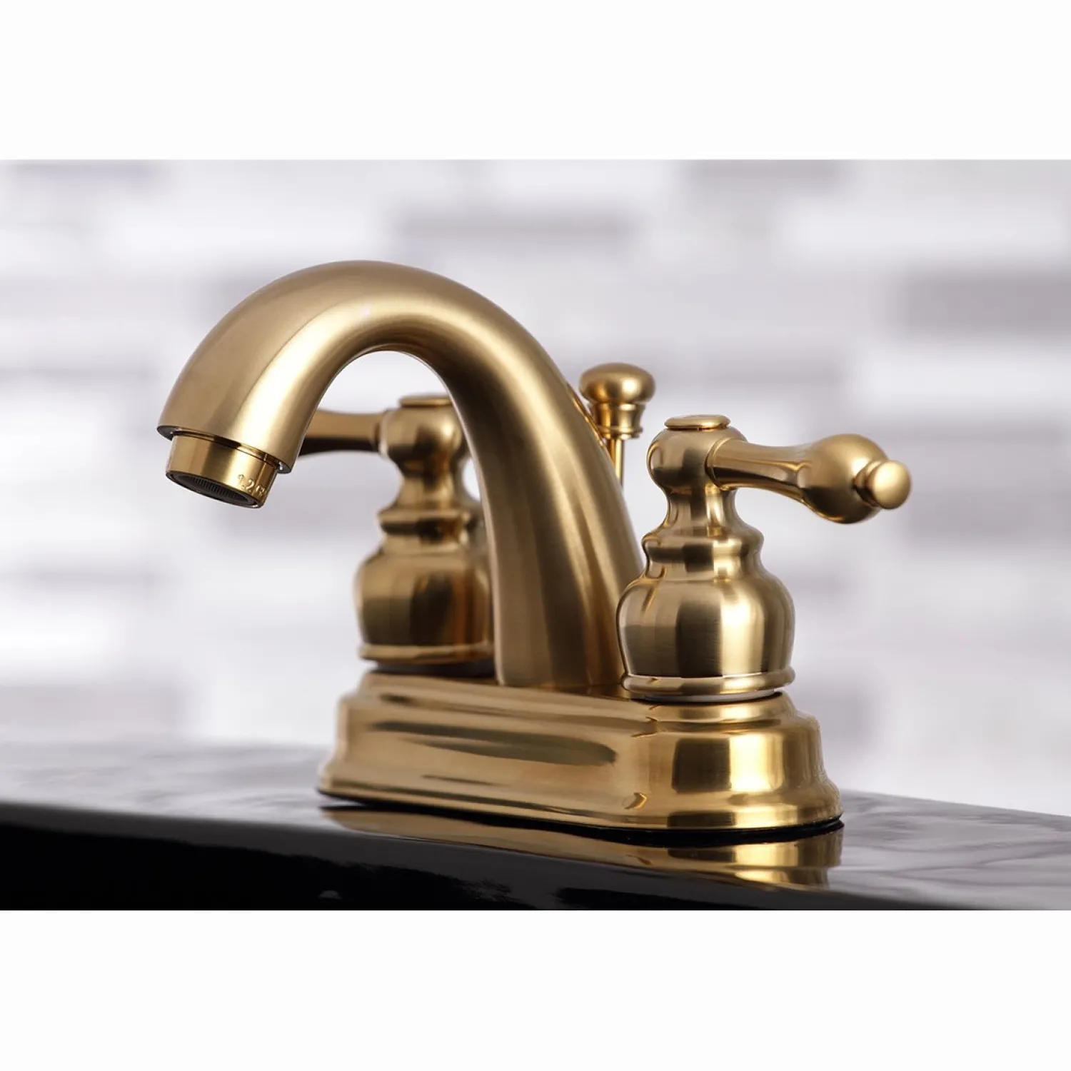 Restoration 4-Inch Centerset Bathroom Faucet 4" Center Set