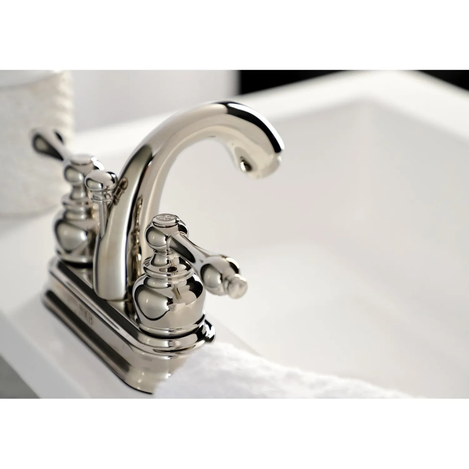 Restoration 4-Inch Centerset Bathroom Faucet 4" Center Set