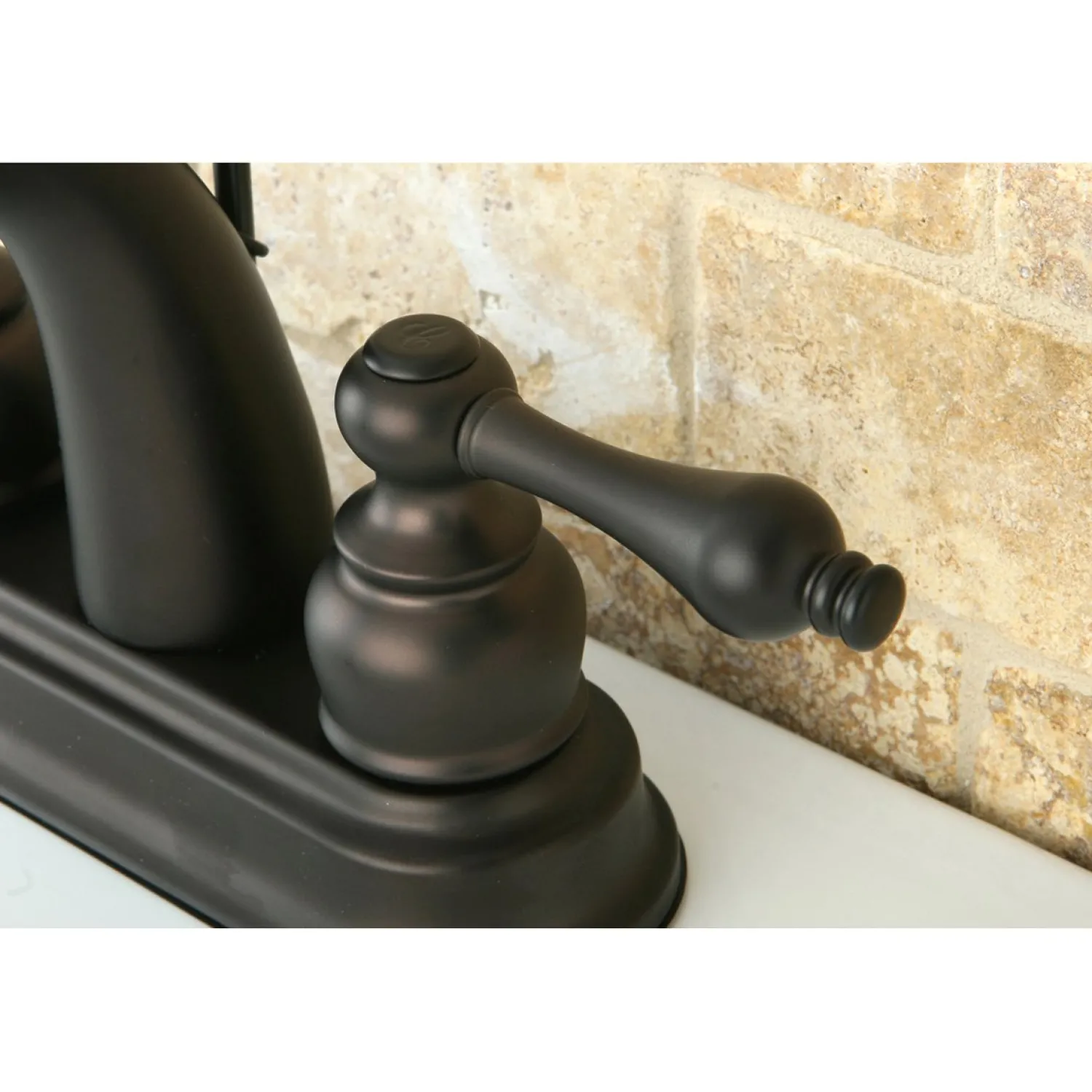 Restoration 4-Inch Centerset Bathroom Faucet 4" Center Set