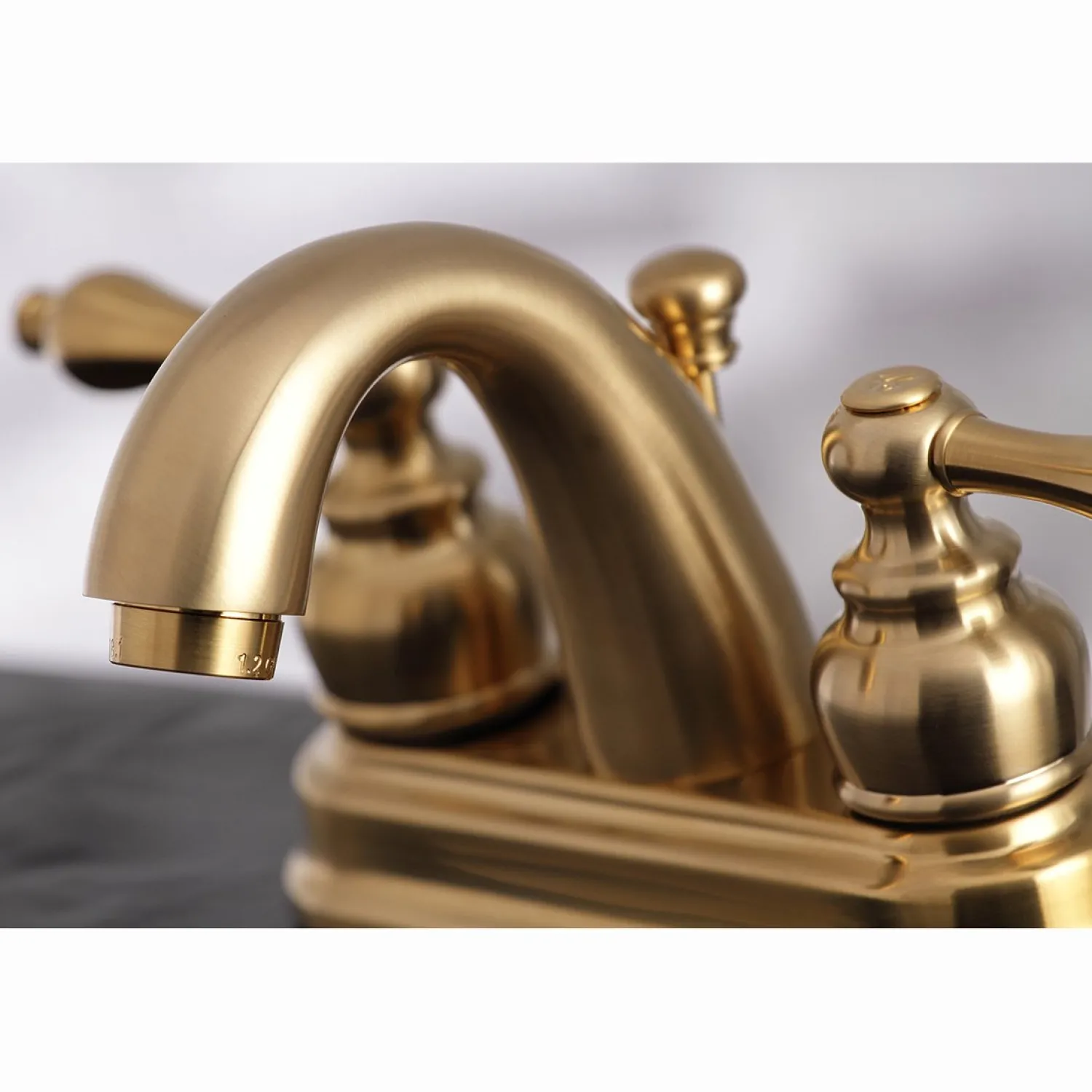 Restoration 4-Inch Centerset Bathroom Faucet 4" Center Set