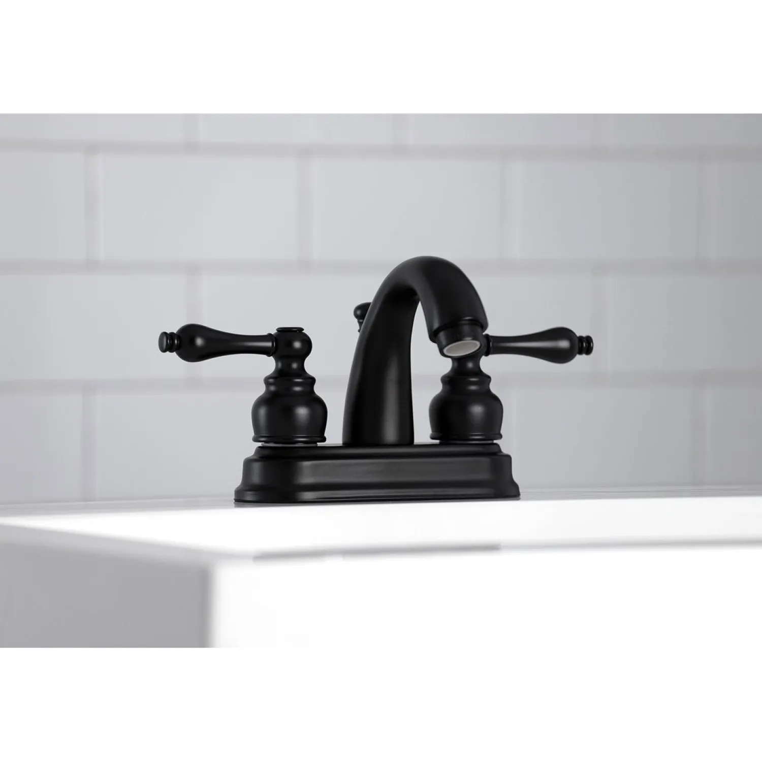 Restoration 4-Inch Centerset Bathroom Faucet 4" Center Set